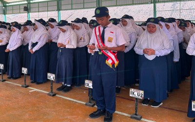 IX U1 Sukses Jalankan Tugas Upacara, MTs Negeri 2 Tegal Sosialisasikan Presensi Digital
