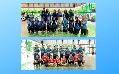 Silaturahmi Berbuah Prestasi, MTs Negeri 2 Tegal Boyong Dua Runner-up Bola Voli